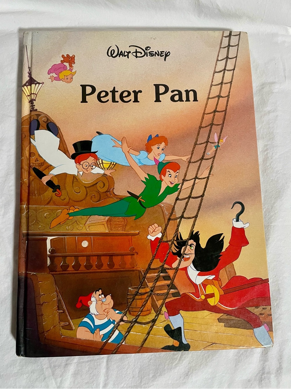 VTG 1989 Walt Disney Classic Series Peter Pan Hardcover